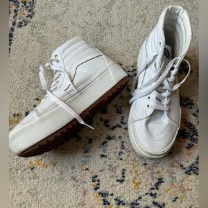 platform high top vans